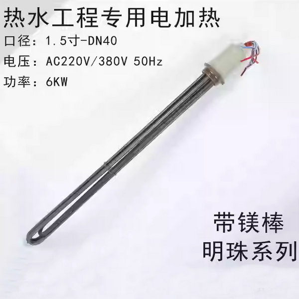 電加熱管6KW-帶鎂棒（316不銹鋼）