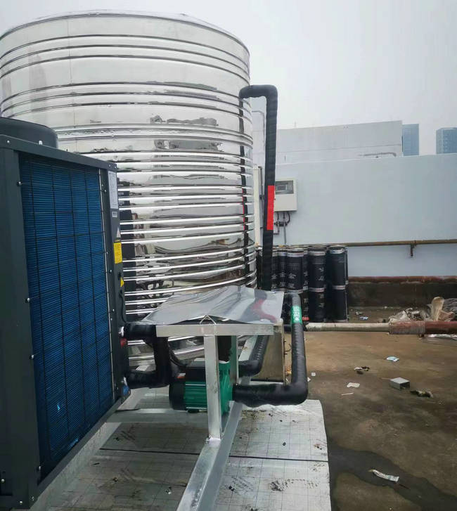 工廠熱水工程：杭州萬龍機械廠熱水工程