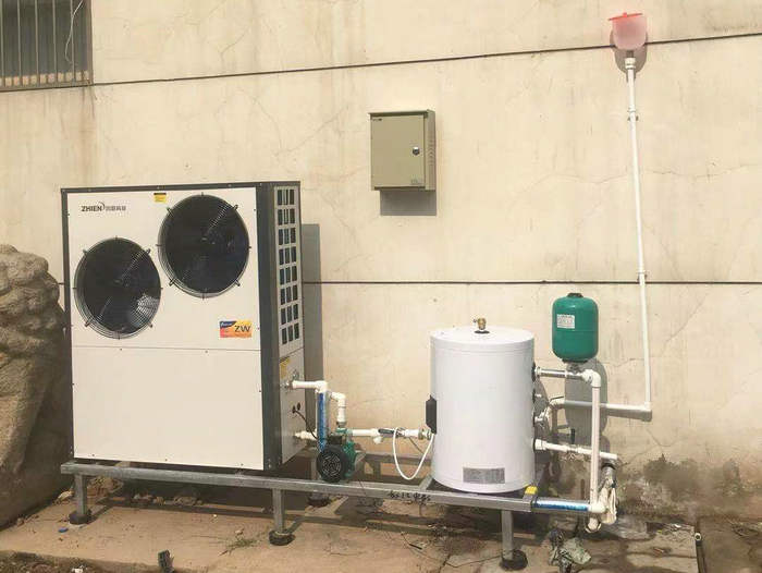 家用采暖工程：遼寧沈陽10匹家用變頻熱泵采暖項目