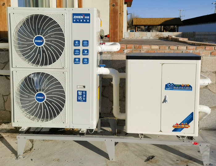 家用采暖工程：遼寧沈陽8匹家用變頻熱泵采暖項目