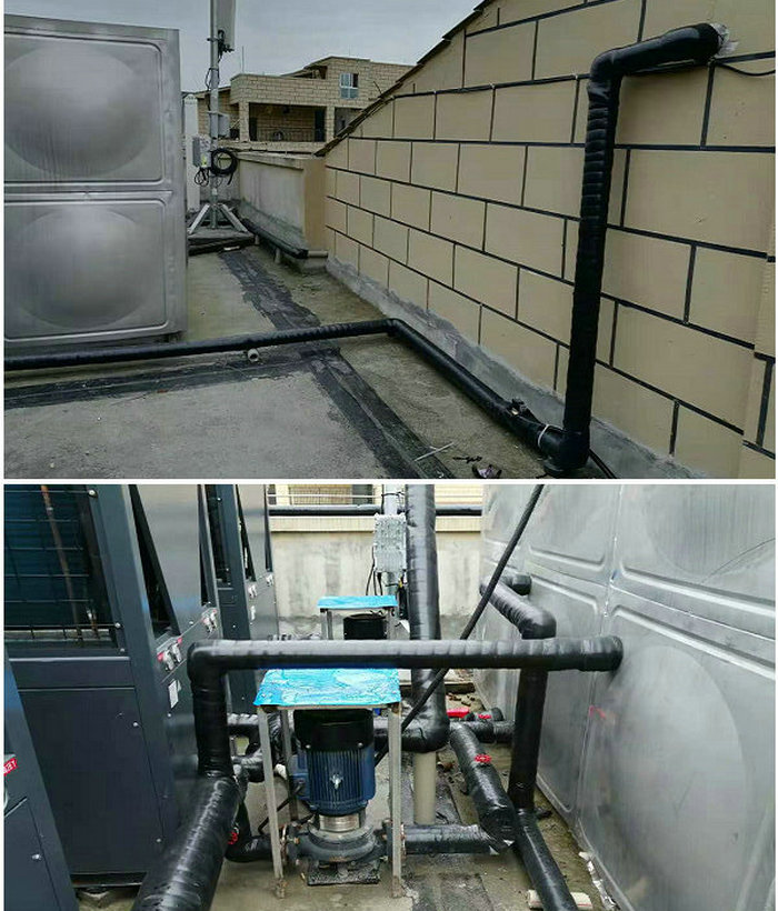 學校熱水工程：貴州道真職業高中熱水工程