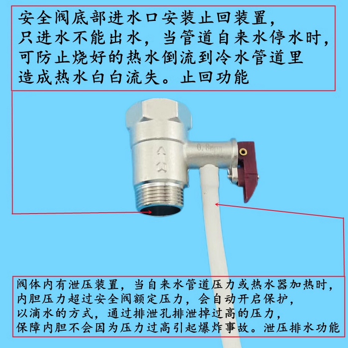 空氣能熱水器安全閥、泄壓止回閥（6分4分）