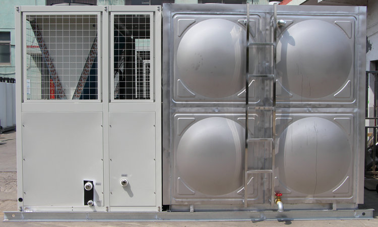 商用空氣能一體機(20匹+8噸水箱)
